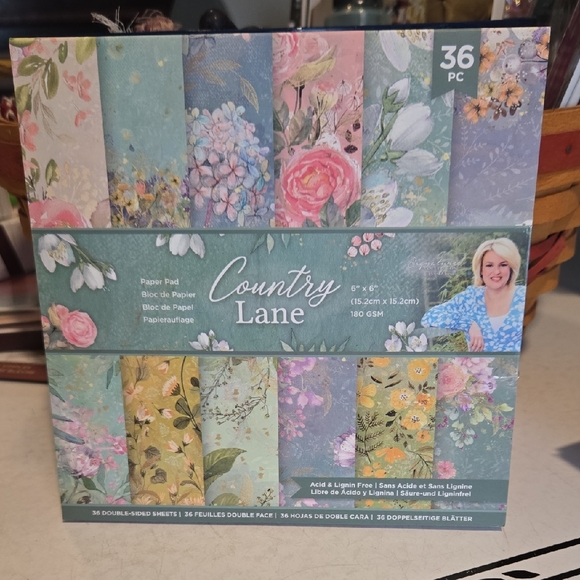 Crafter's Companion Other - Crafter's Companion Country Lane 6x6 Paper Pad NEW